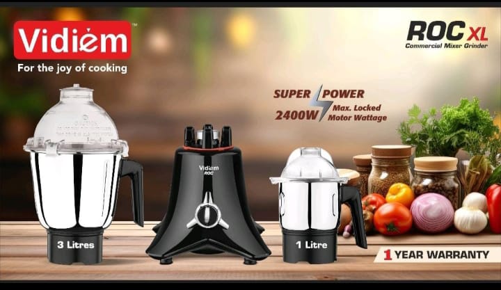 Vidiem Mixer Grinder 566 A ROC XL